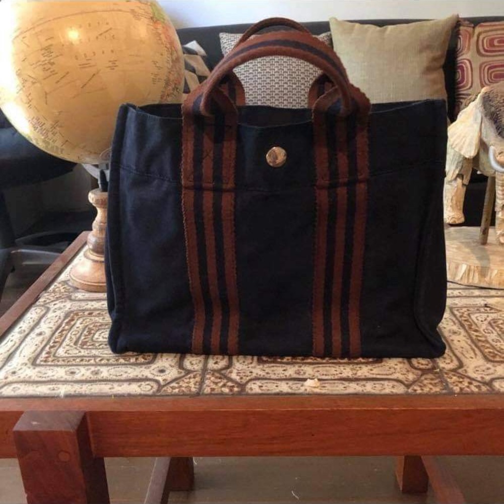 TODAY ONLY:Authentic Mini Hermes Tote 'FOURRE” - Picture 2 of 9